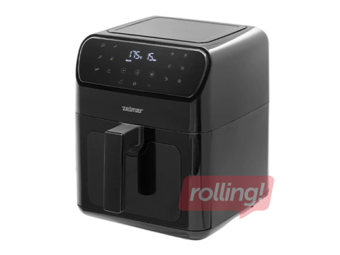 Karstā gaisa friteris Zelmer ZAF6500, 6.5l,  melns