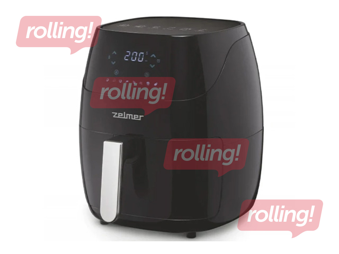 Karstā gaisa friteris Zelmer ZAF5501B, 5.5l,  melns