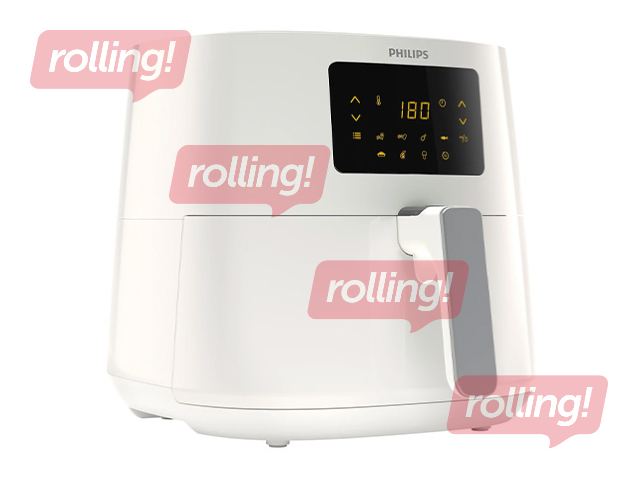 Hot air fryer Philips 2000W, 6.2l, white