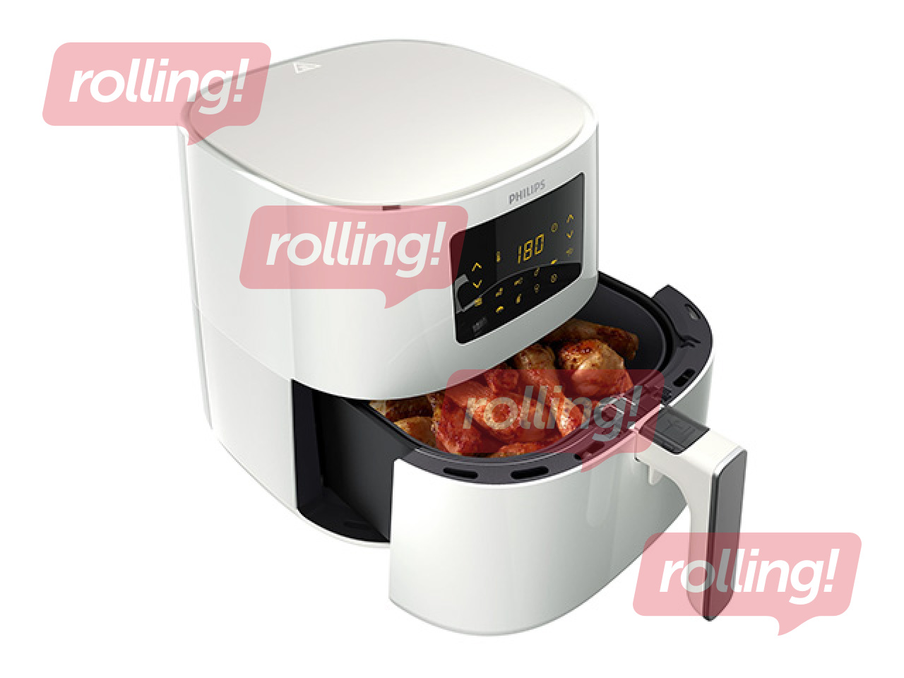 Hot air fryer Philips 2000W, 6.2l, white