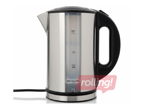 Electric kettle Michelino, 1.7l, 2200w, stainless steel