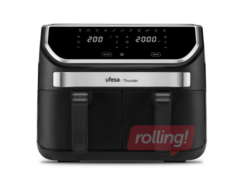 Karstā gaisa friteris Thunder 9l, 1700W, melns