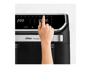 Karstā gaisa friteris Thunder 9l, 1700W, melns