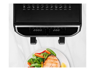 Karstā gaisa friteris Thunder 1700W, 9l, melns ar sudraba elementiem