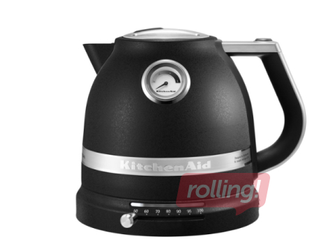 Tējkanna elektriskā KitchenAid Artisan, 1.5l, 2400w, matēta, melna