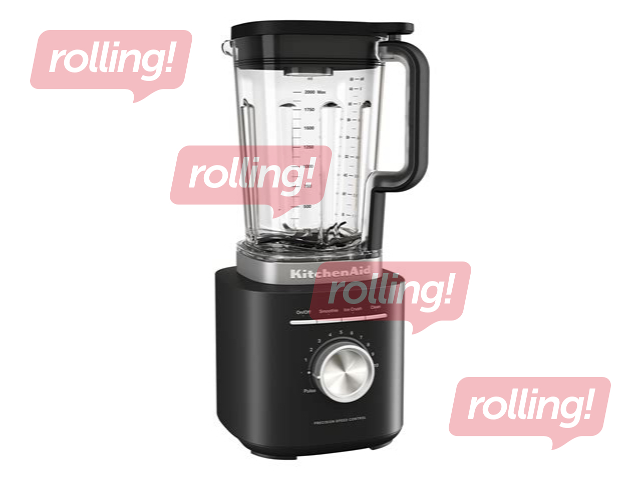 Блендер KitchenAid Pure Power, 2л, 1700Вт, матовый, чёрный