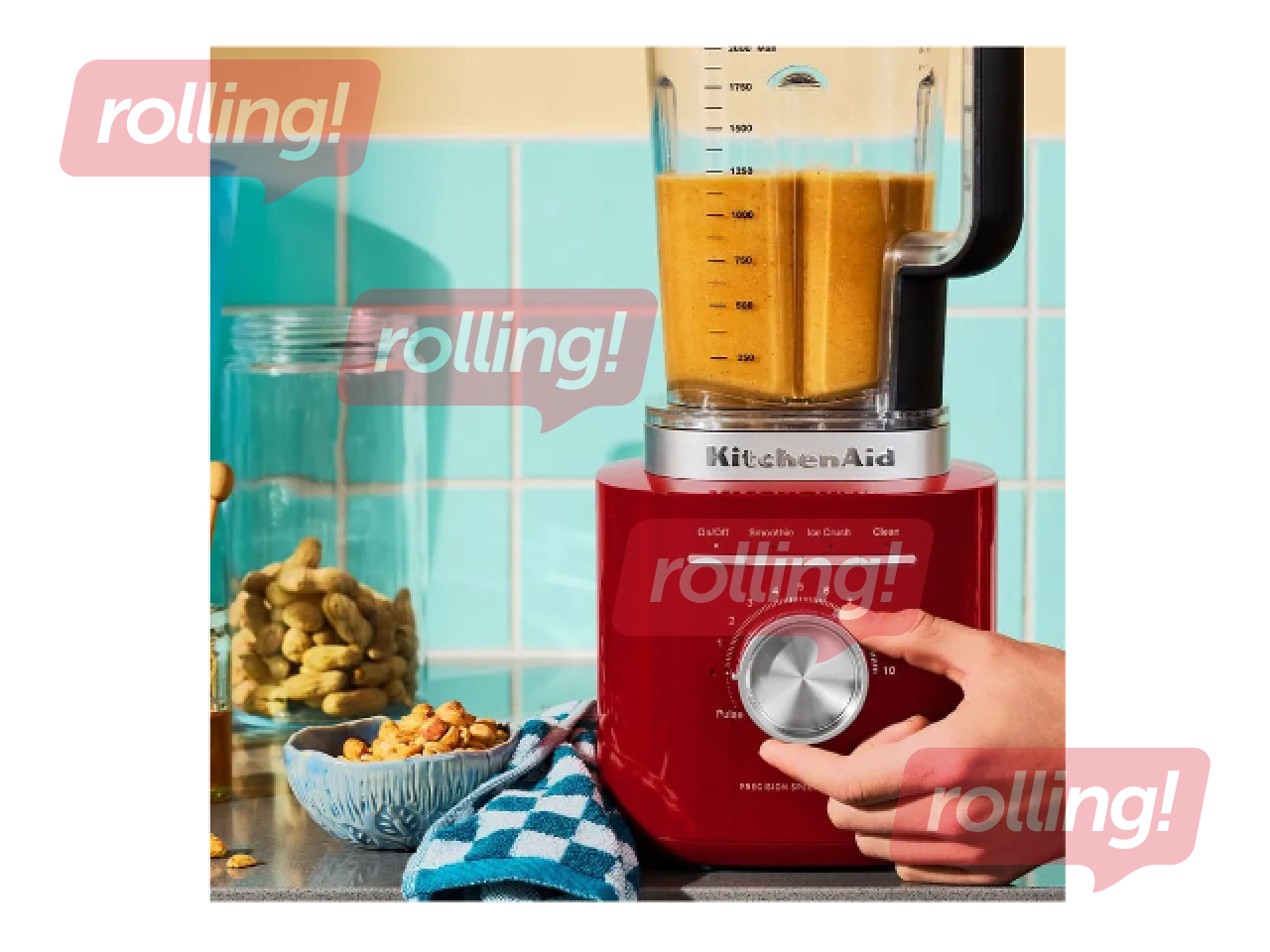 Blenderis KitchenAid Pure Power, 2l, 1700W, sarkans