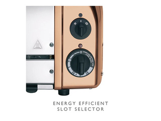 Tosteris Dualit NewGen Classic, 1200W, nerūsējošais tērauds, vara krāsa