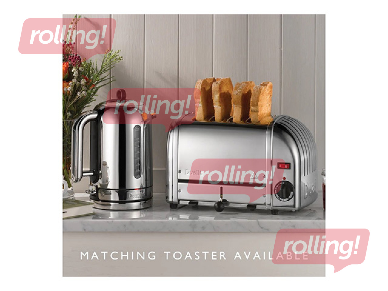 Tējkanna elektriskā Dualit Classic, 1.7l, 3000w, nerūsējošais tērauds