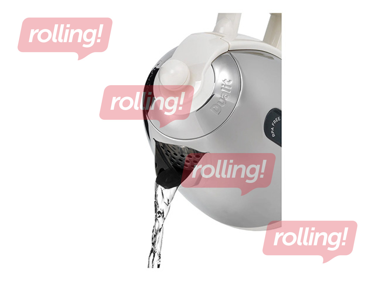 Electric kettle Dualit Lite, 1.5l, 3000W, stainless steel, cream