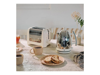 Tējkanna elektriskā Dualit Lite, 1.5l, 3000w, nerūsējošais tērauds, krēmkrāsas