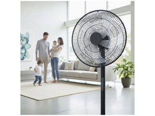 Floor fan Viento-R Kobi Windstar, 40W, black