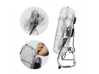 Grīdas ventilators Viento Kobi Windstar, 100W, sudraba
