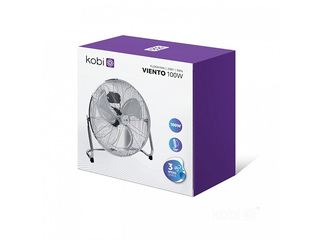 Grīdas ventilators Viento Kobi Windstar, 100W, sudraba