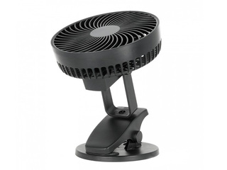 Desk fan Viento Clip Kobi Windstar, 4.9W, black