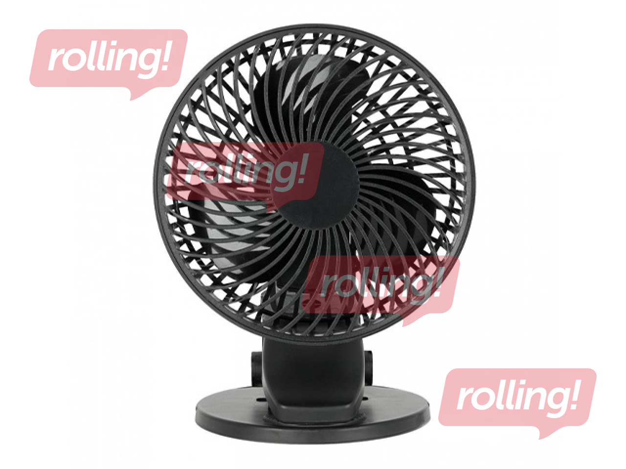 Desk fan Viento Clip Kobi Windstar, 4.9W, black