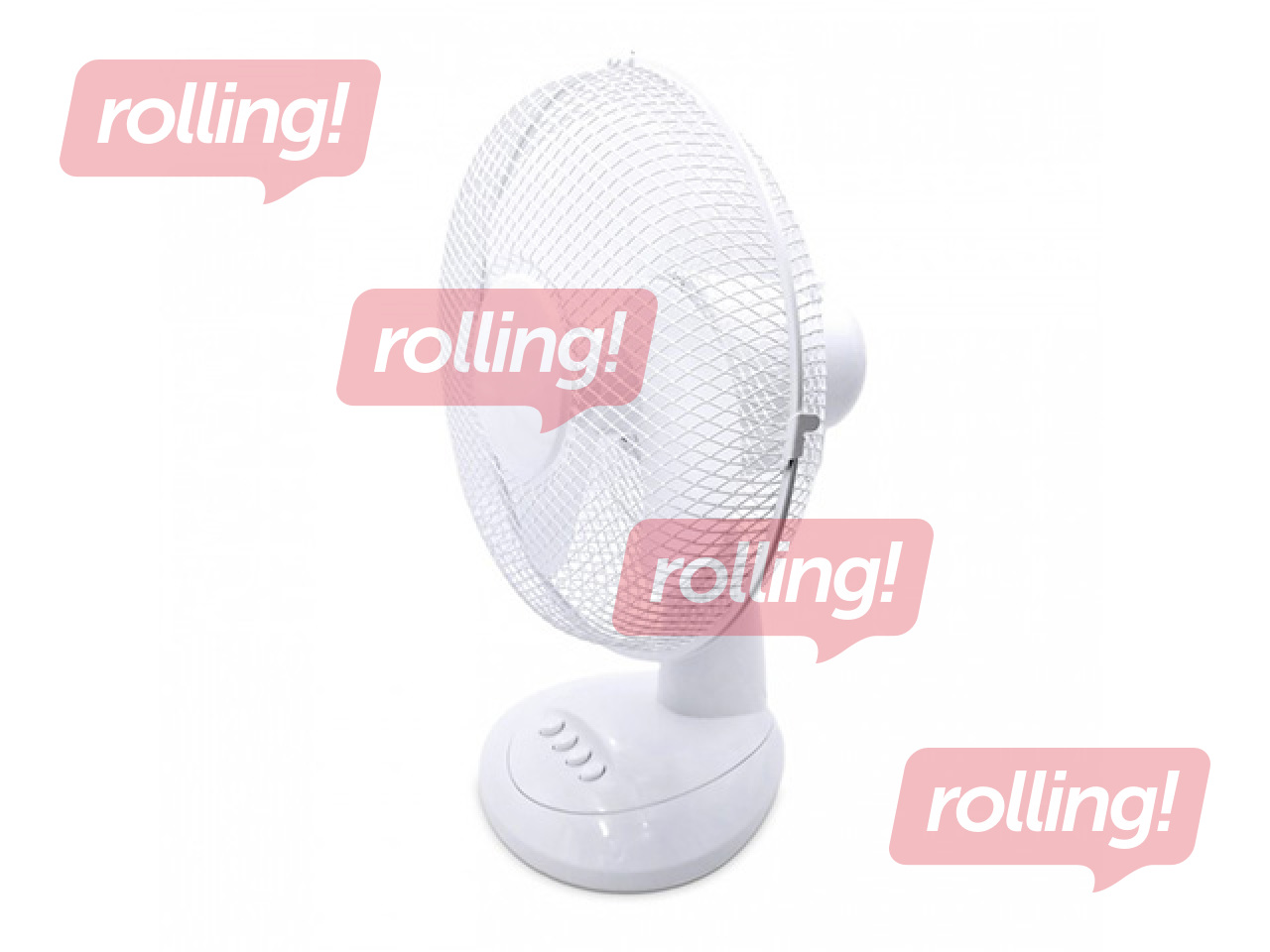 Desk fan Viento Kobi Windstar, 40W, white