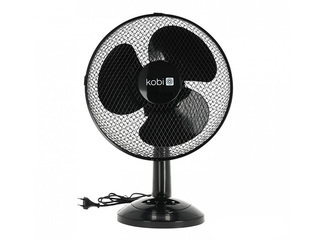 Galda ventilators Viento Kobi Windstar, 40W, melns