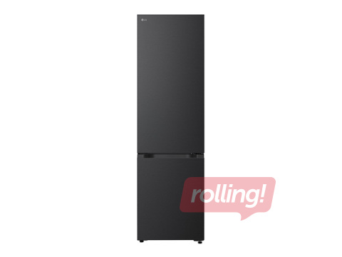 Ledusskapis LG, h-203cm, c klases, melns