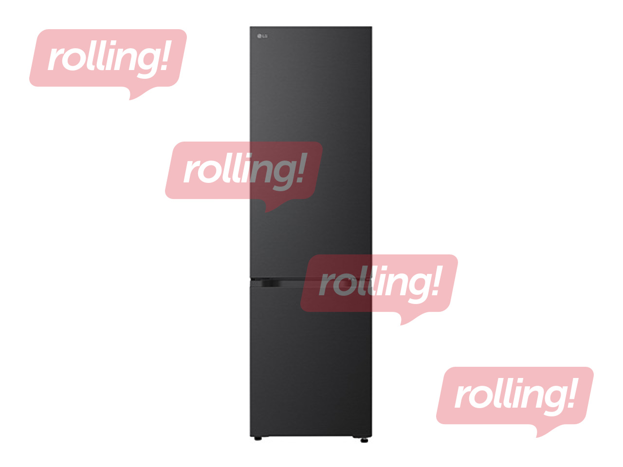 Ledusskapis LG, h-203cm, c klases, melns