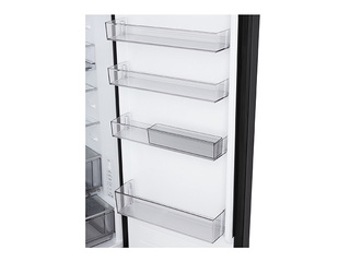 Ledusskapis LG, h-203cm, c klases, melns