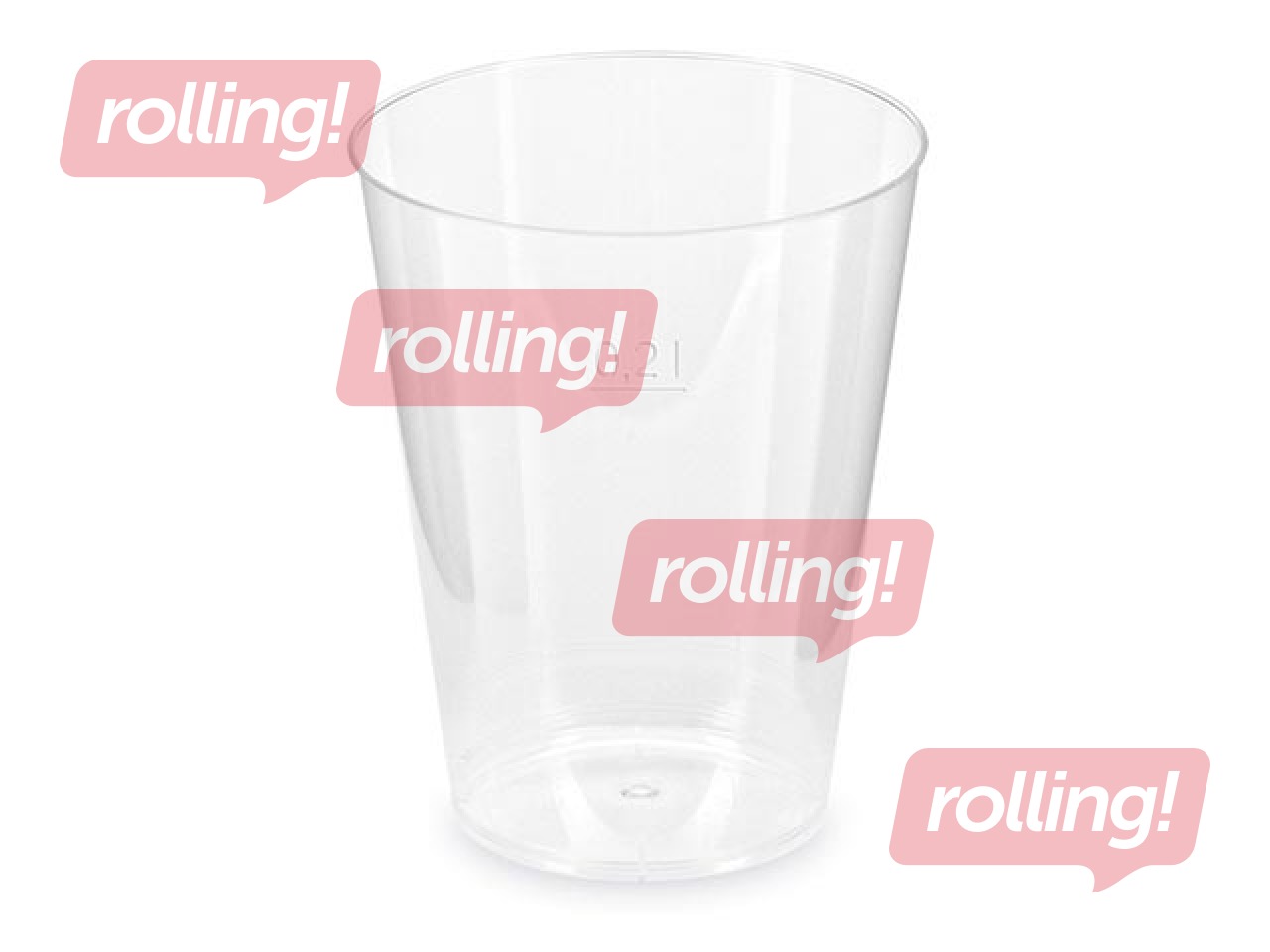 Glāzes plastmasas Wimex, cietās, 0.2l, 50 gab.