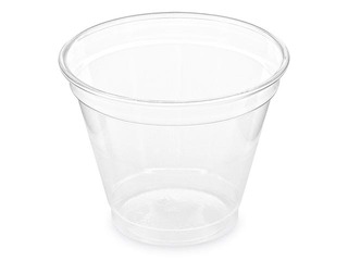 Plastic cups, transparent, 250ml, 50 pcs.
