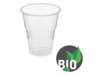 Glāzes plastmasas BIO, 500ml, 50 gab. 