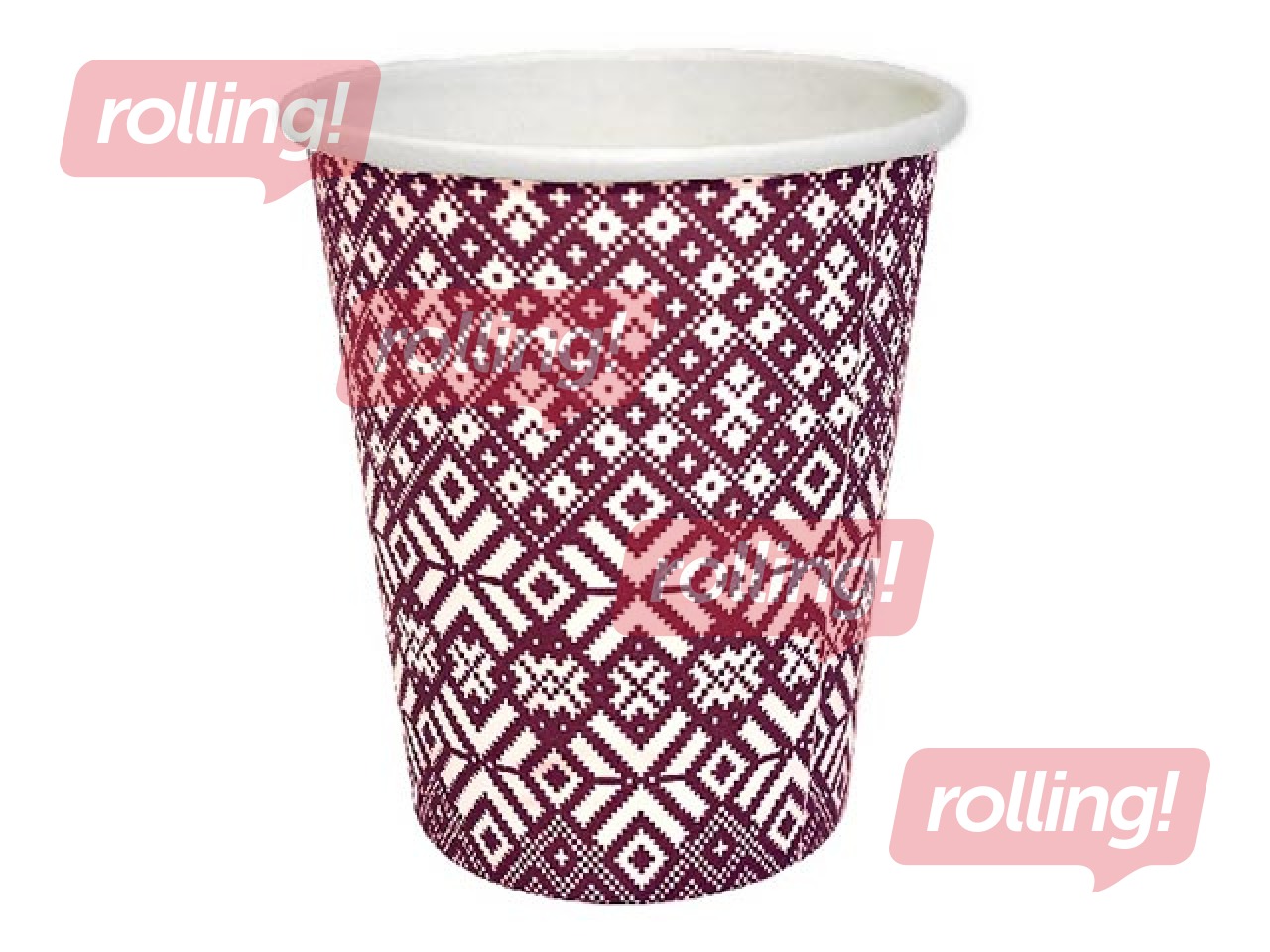 Glāzes papīra ø80mm, 240 ml, 