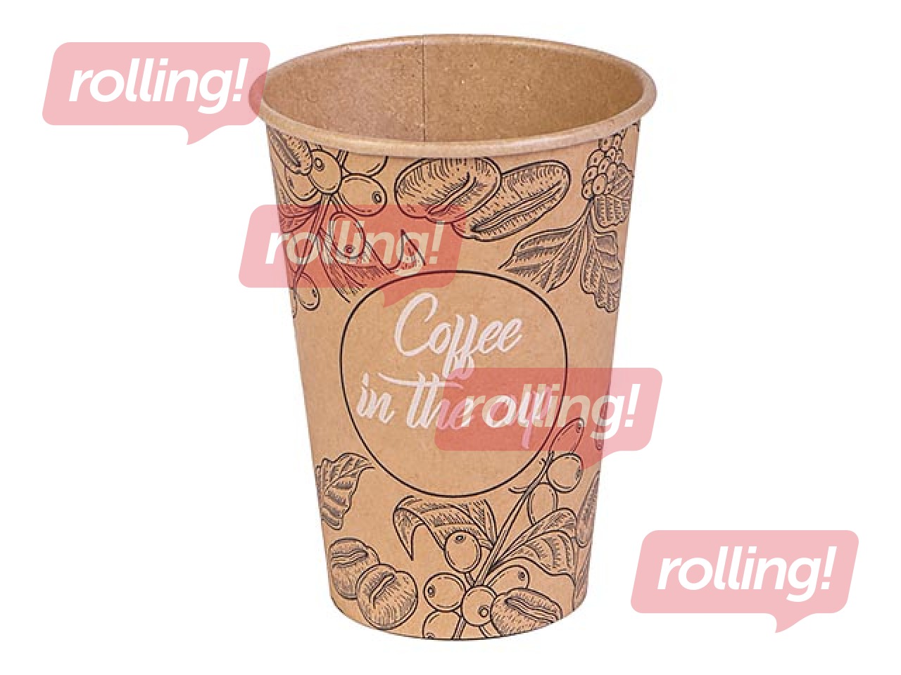 Pabertopsid All You Need, pruun, ø70mm, 180ml, 100 tk.