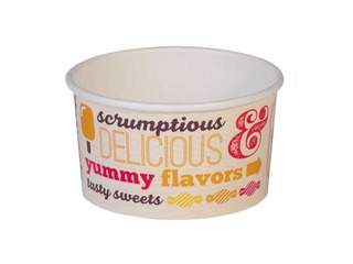 Deserta trauciņš, papīra, Ø85mm, 160ml, 25 gab.