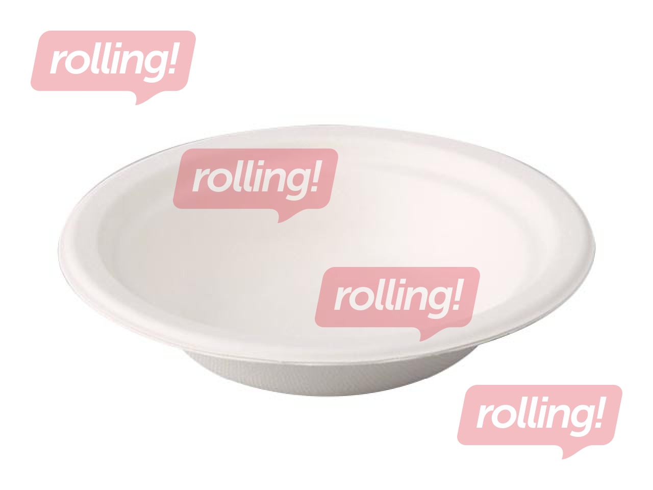 Bowls for soup SPINO, sugar fibers, 400 ml 50 pcs., white