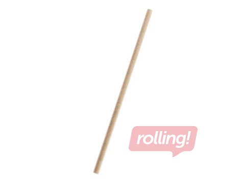 Kokteiļu salmiņi, papīra, 20,5 cm ø8 mm, 250 gab., brūni