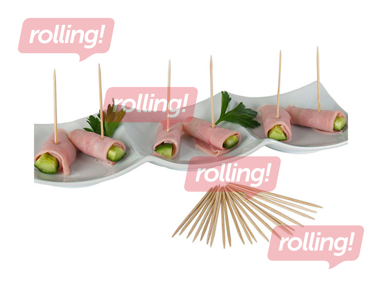 Zobu bakstāmie kociņi, 8 cm, 100 gb., dozītē