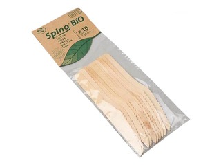 Knives, wood, 16cm, 10 pcs.