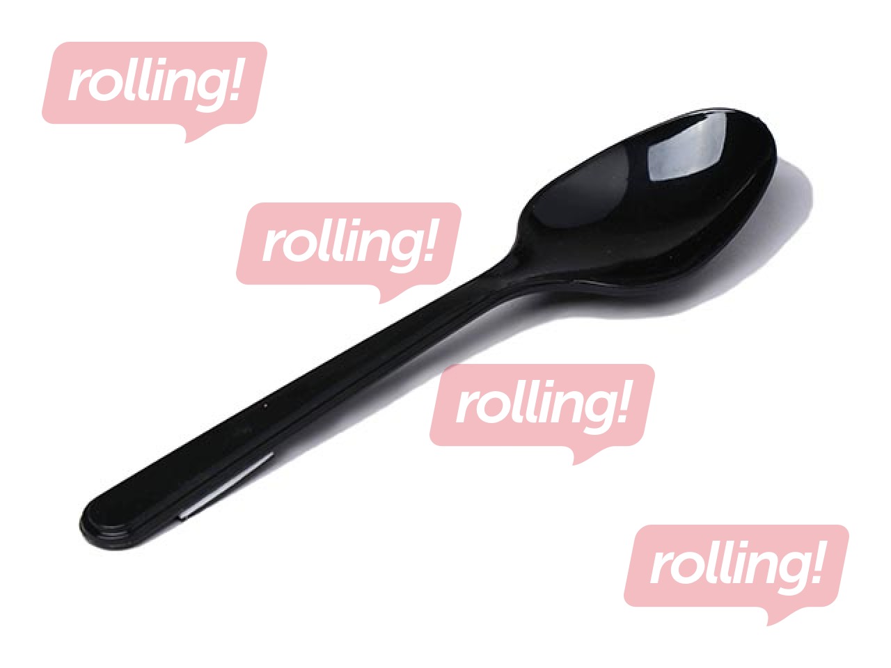 Ēdamkarotes plastmasas, atkārtoti lietojamas, melnas, 50 gab.