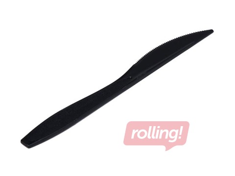 Пластиковые ножи Multipack, черные, 50 шт.