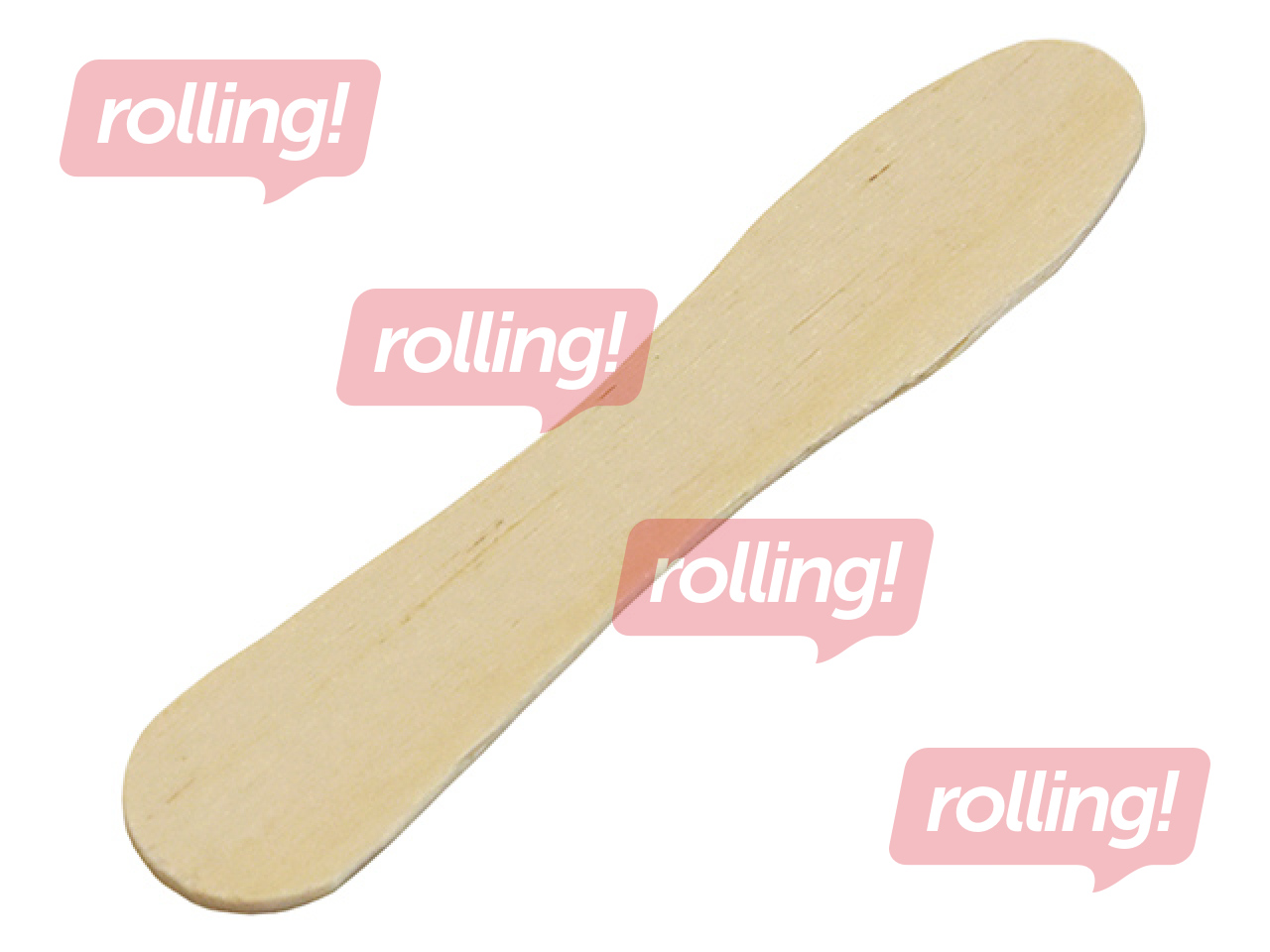 Wooden ice cream stick 7,5cm, 50pcs/pack