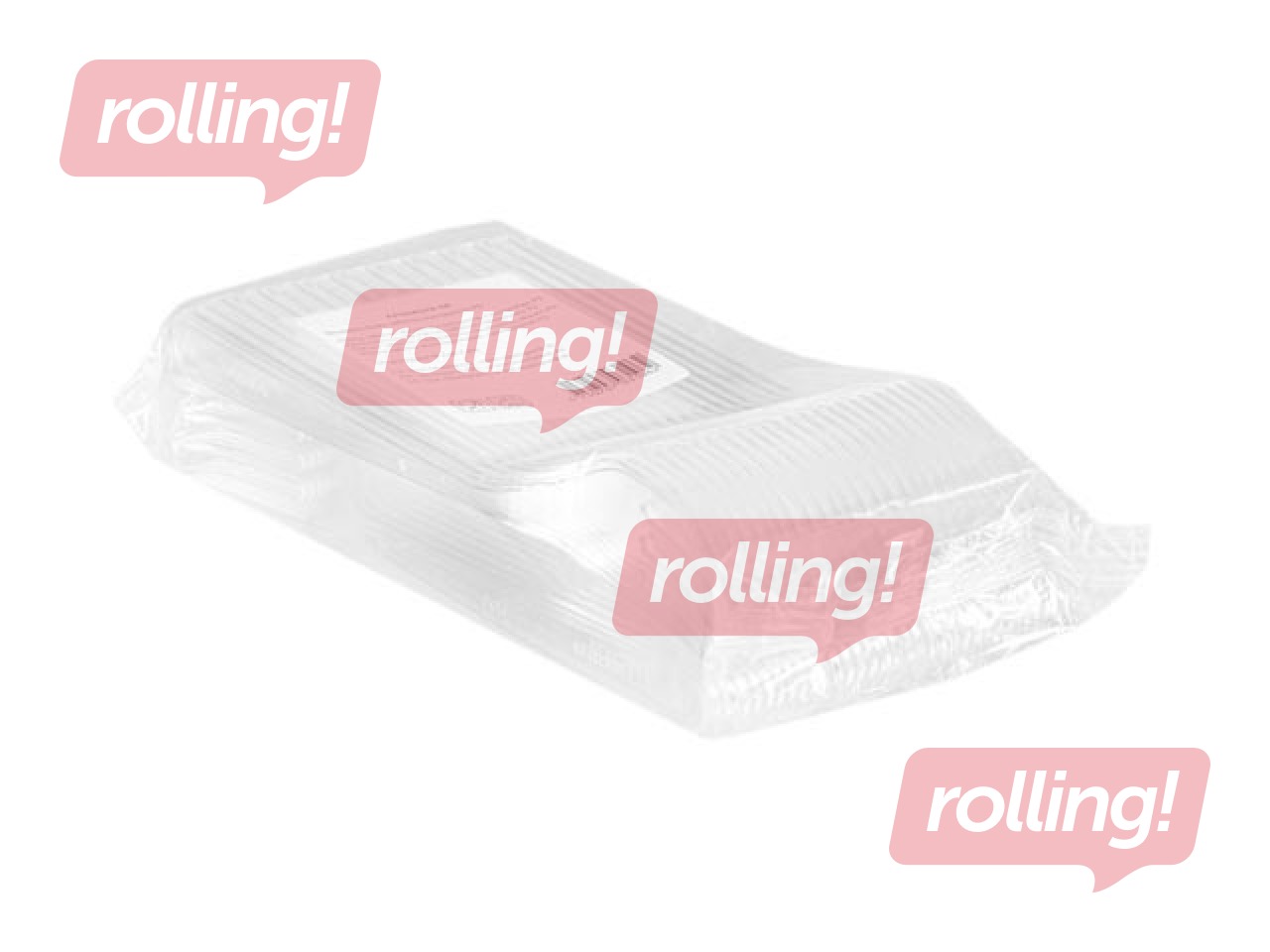 Dakšiņas plastmasas 18 cm, atkārtoti lietojamas, caurspīdīgas, 50 gab.