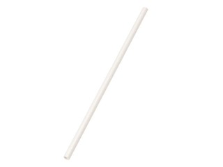 Cocktail straws, paper, white, 20cm ø12 mm, 250pcs. 