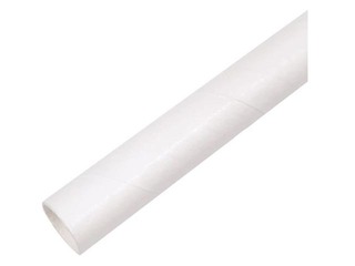 Kokteiļu salmiņi, papīra, 20 cm ø12 mm, 200 gab., balti