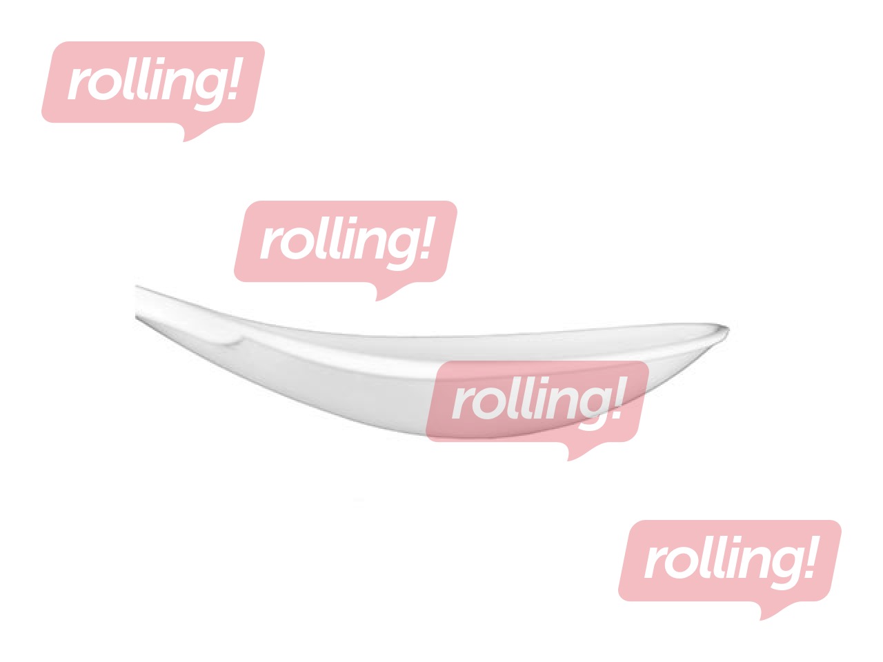 Plastmasas ēdamkarotes, atkārtoti lietojamas, baltas, 18cm, 12 gab.