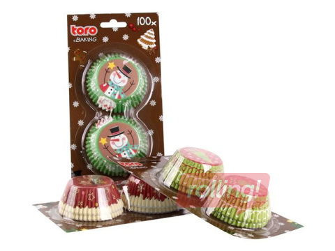 Формочки для кексов Toro, Рождественские, Ø5 см, 100 шт
