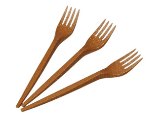 Kokšķiedras dakšas, atkārtoti lietojamas, 185mm, 100 gab.