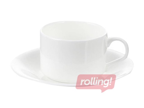 Tases Olivia, ar apakštasi, porcelāna, 100ml, 2 personām