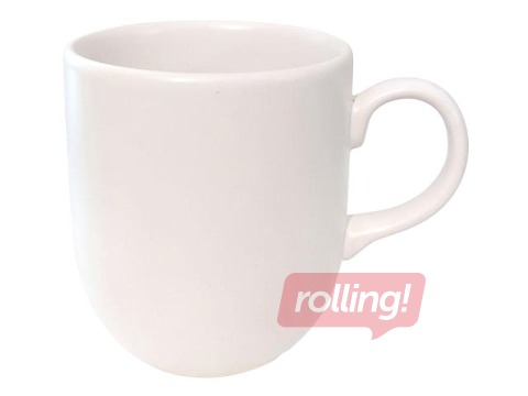 Krūze Equinox, keramikas, balta, 420ml