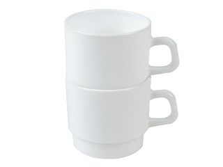 Krūze Arcoroc Balts Rest, stikla, 250ml