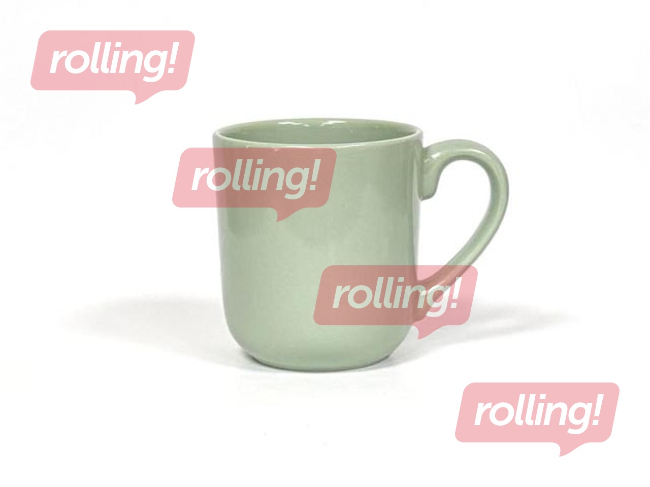 Ceramic mug, Keramika, green, 450ml
