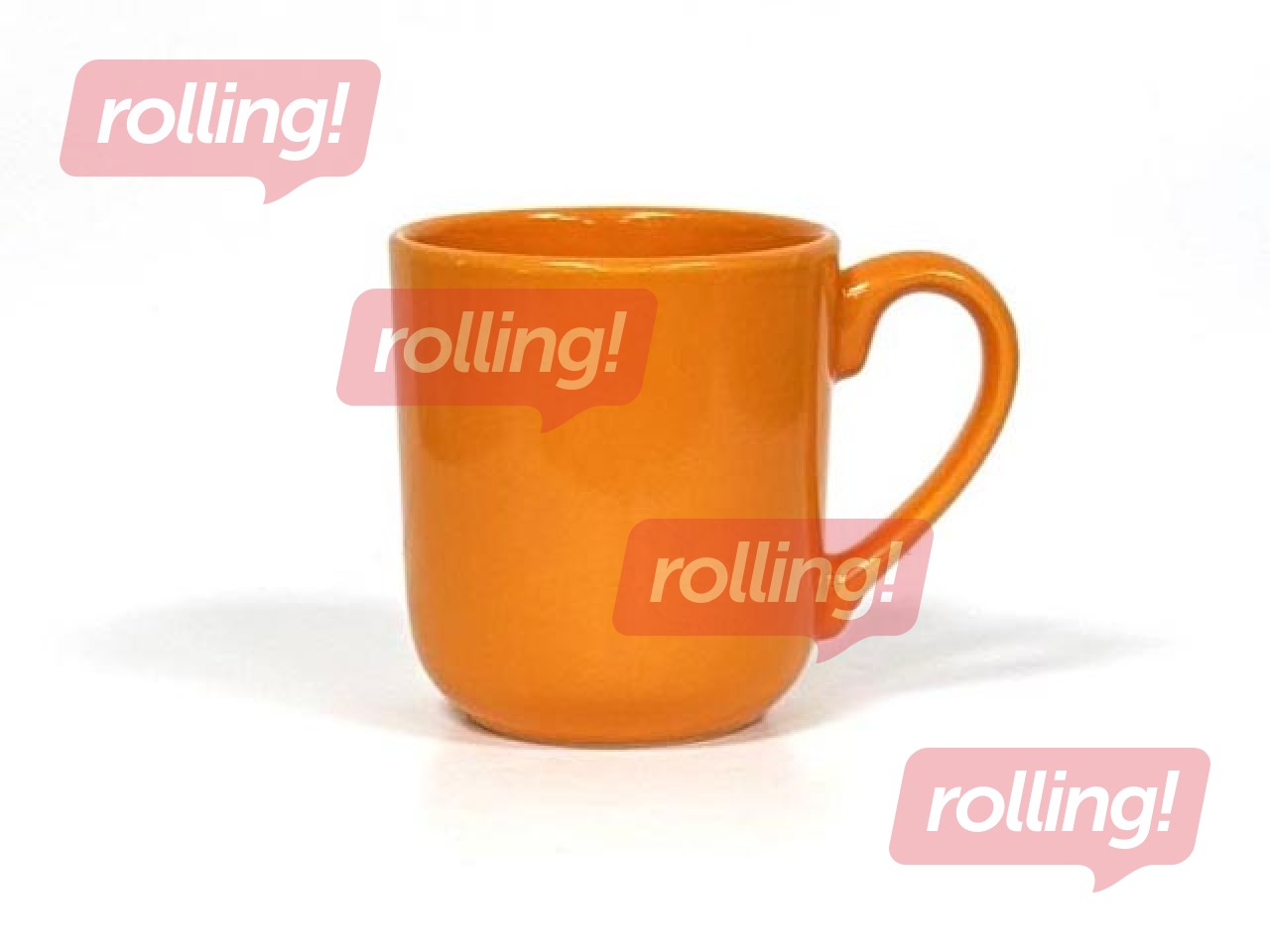 Ceramic mug, Keramika, orange, 450ml