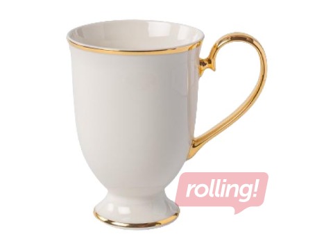 Krūze Prima Gold, porcelāna, balta, 280ml